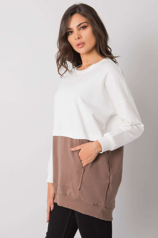 Ecru-hnědá klokaní mikina Hartsville...