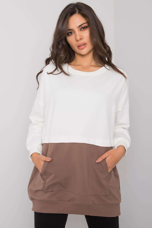 Ecru-hnědá klokaní mikina Hartsville...