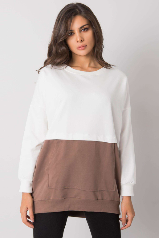 Ecru-hnědá klokaní mikina Hartsville...