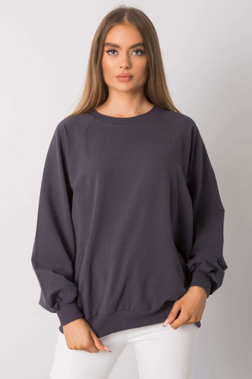 Grafitová mikina s kapsami Gaelle RUE...