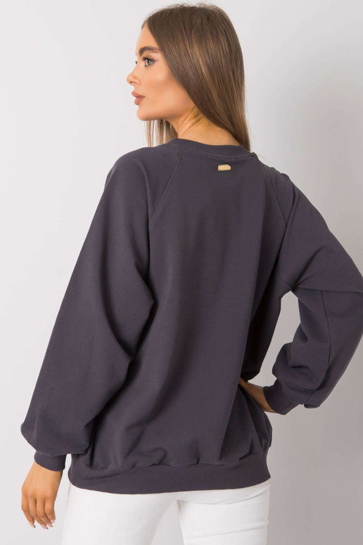 Grafitová mikina s kapsami Gaelle RUE...