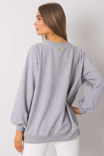 Šedá melanžová mikina s... 2