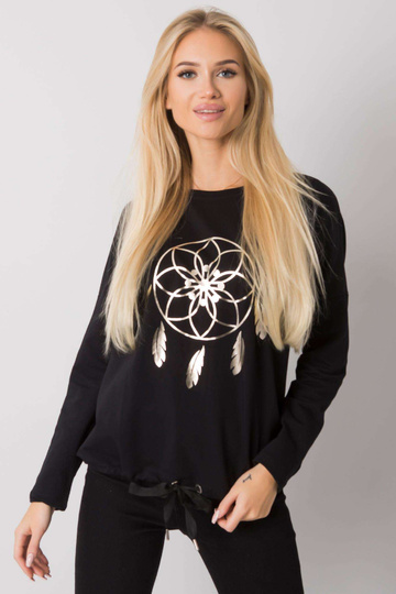 Černá halenka s potiskem... 2