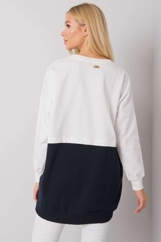 Ecru-námořnická klokaní mikina...