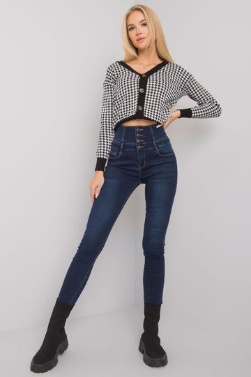 Tmavě modrá džínová...