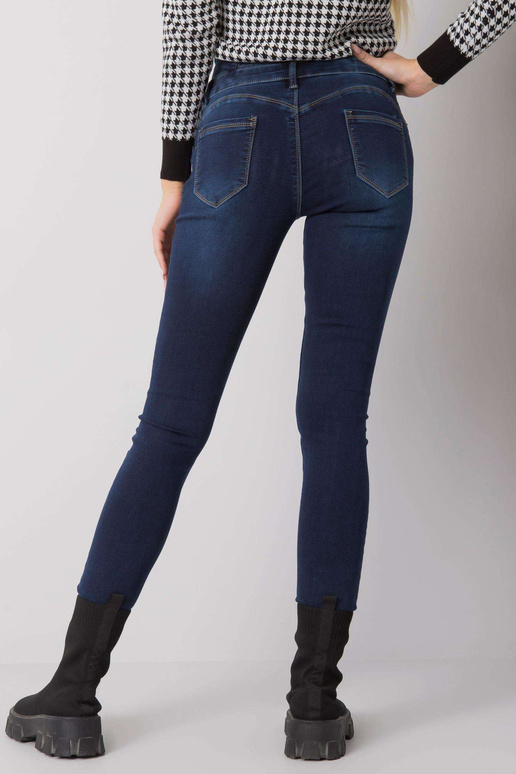 Tmavě modrá džínová girlanda s...