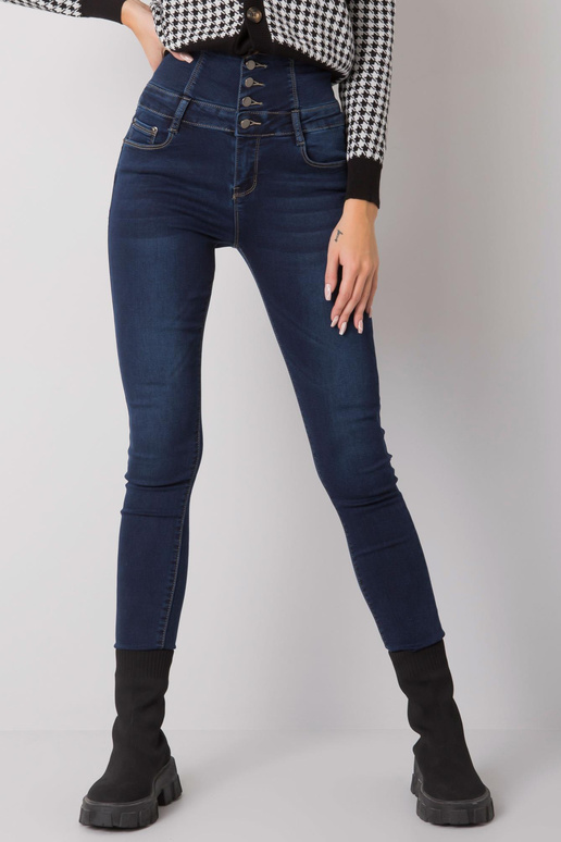 Tmavě modrá džínová girlanda s...