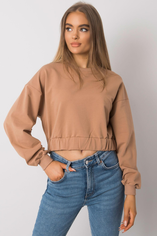 Camel bavlněná dámská mikina Elain