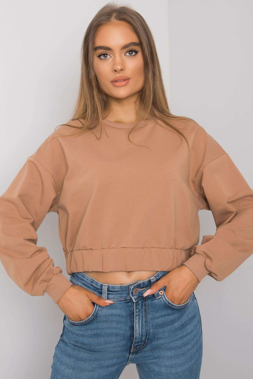 Camel bavlněná dámská mikina Elain