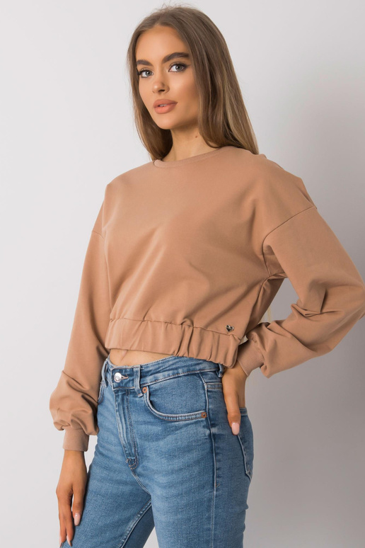 Camel bavlněná dámská mikina Elain