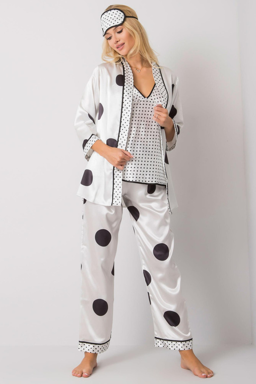 Bílá dámská spací sada