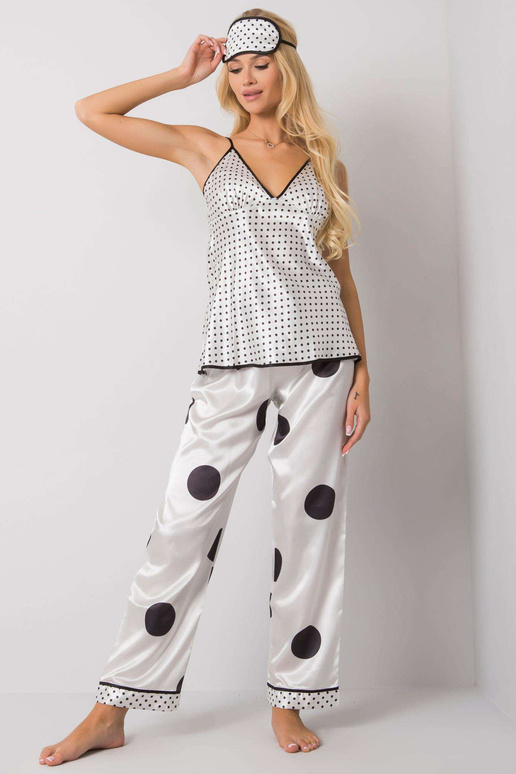 Bílá dámská spací sada