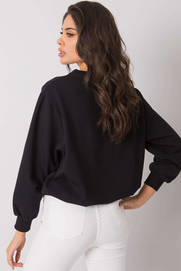 Černá mikina s nápisem...