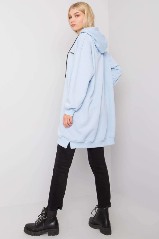 Světle modrá mikina s kapsami Indira