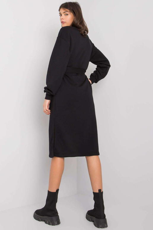 Černé mikinové šaty Longview RUE PARIS