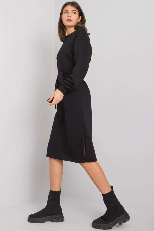 Černé mikinové šaty Longview RUE PARIS