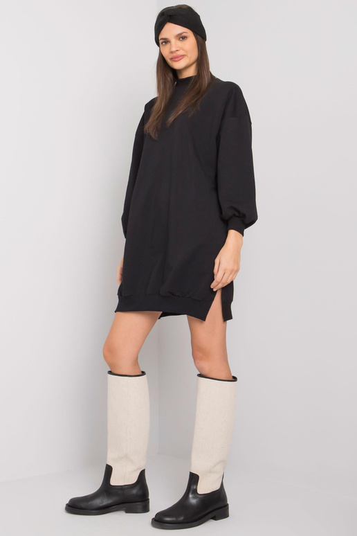 Černé dámské bavlněné šaty Maretta...