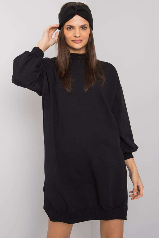 Černé dámské bavlněné šaty Maretta...