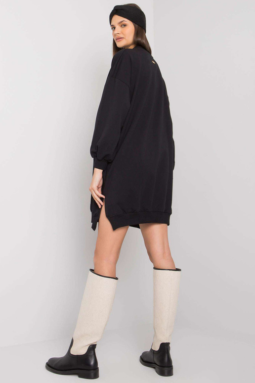 Černé dámské bavlněné šaty Maretta...