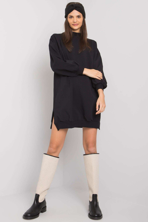 Černé dámské bavlněné šaty Maretta...