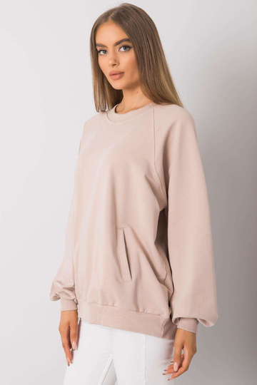 Světle béžová mikina s...