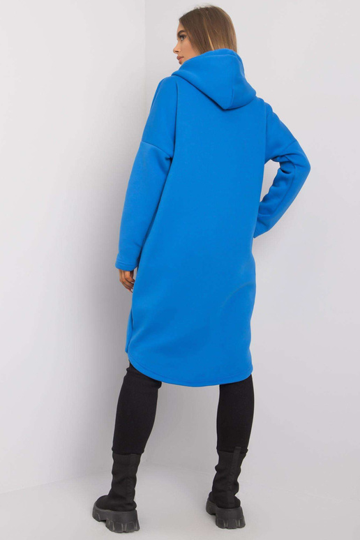 Modrá mikina s kapsami Saige