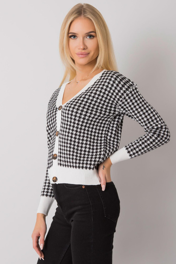 Bílo-černý svetr na... 2