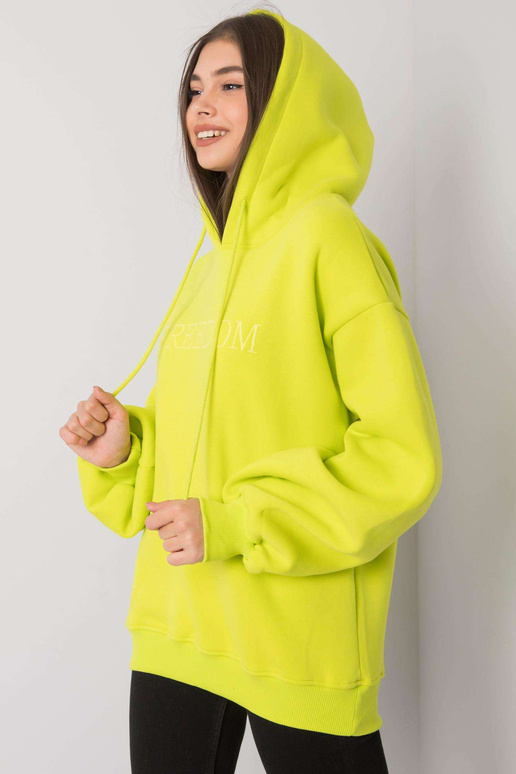 Limetkově modrá mikina Carris RUE PARIS