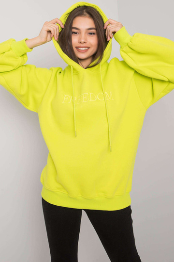 Limetkově modrá mikina... 2