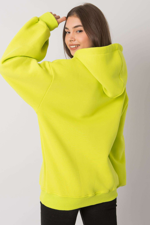 Limetkově modrá mikina Carris RUE PARIS