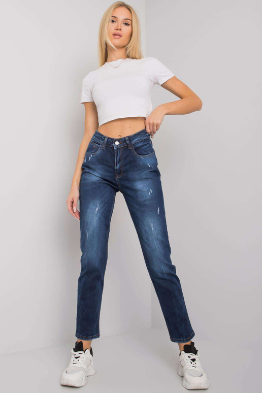 Tmavě modré rovné džíny pro ženy Suffolk