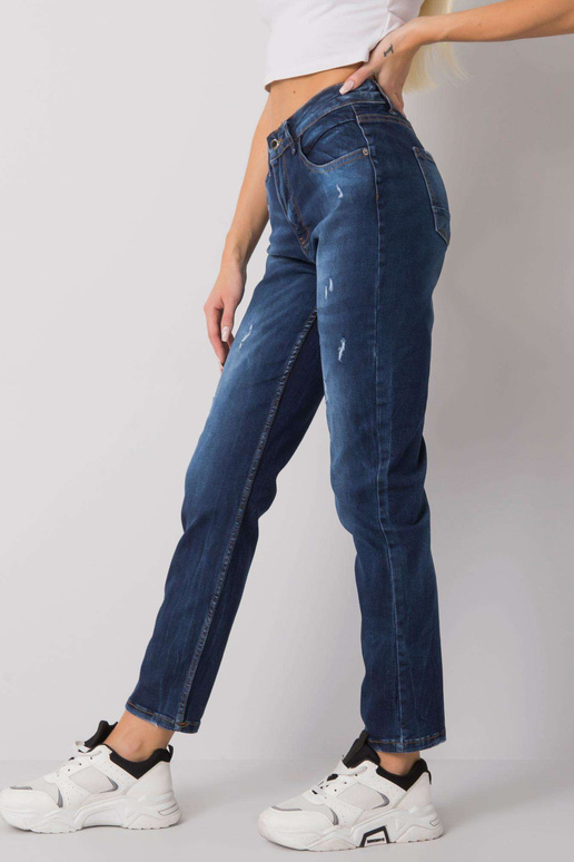 Tmavě modré rovné džíny pro ženy Suffolk