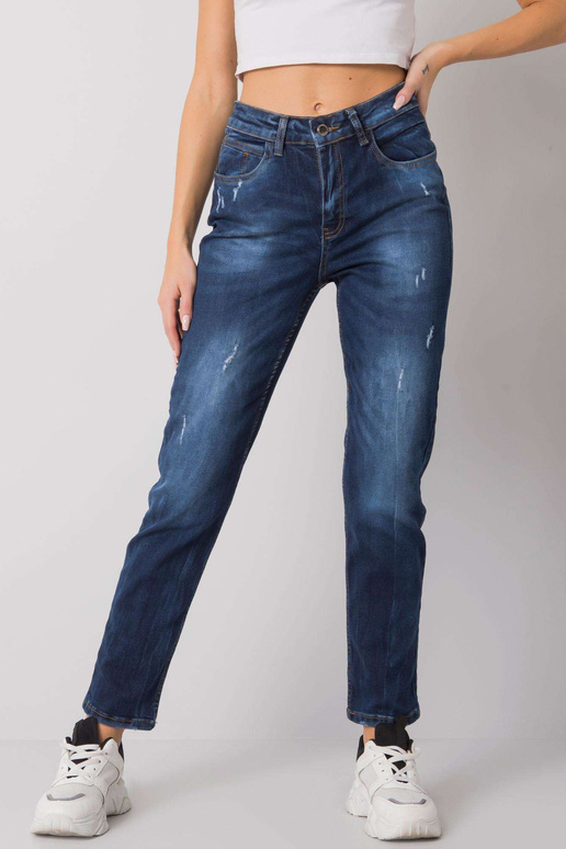 Tmavě modré rovné džíny pro ženy Suffolk