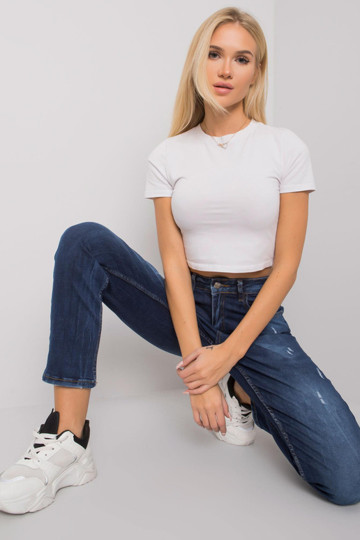 Tmavě modré rovné džíny pro ženy Suffolk