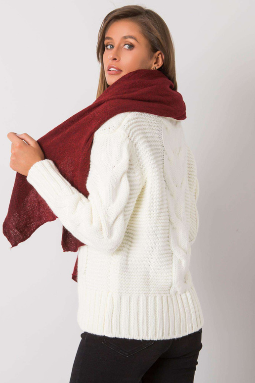 Pletená vínová šála