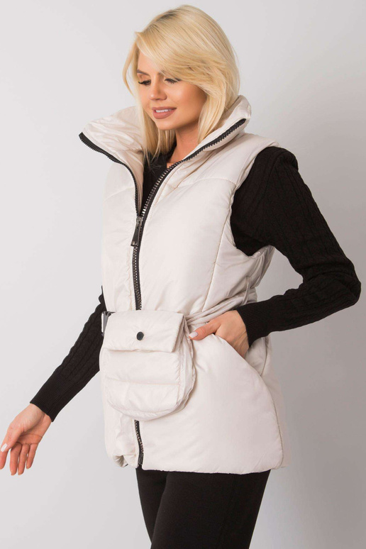 Ecru péřová vesta Effie Ecru péřová vesta Effie