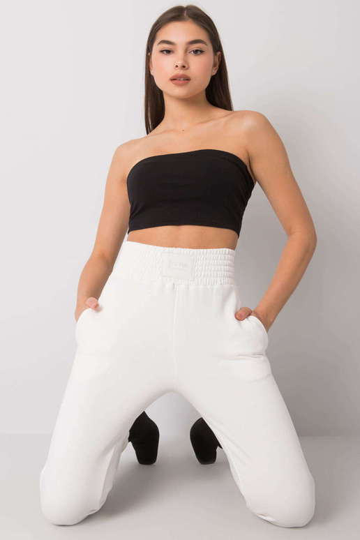 Tepláky Ecru Ashland s vysokým pasem