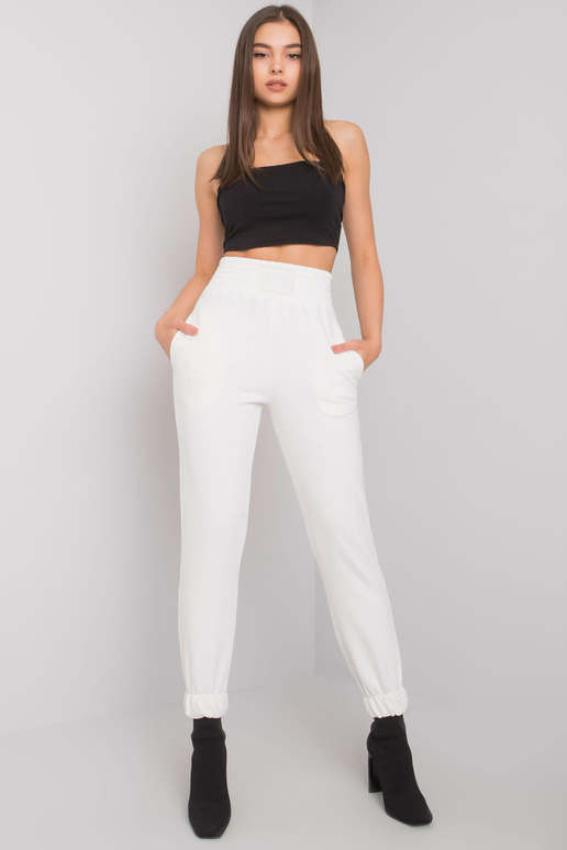 Tepláky Ecru Ashland s vysokým pasem