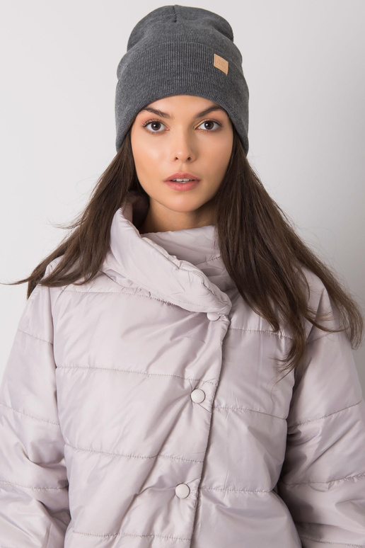 Tmavě šedá čepice Beanie