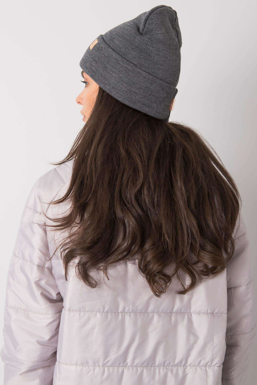 Tmavě šedá čepice Beanie