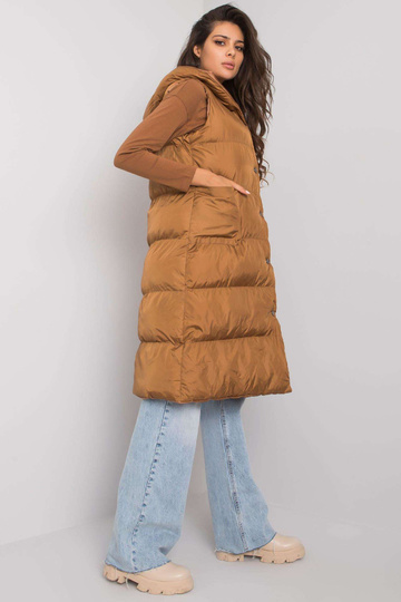 Hnědá Chase prošívaná vesta...