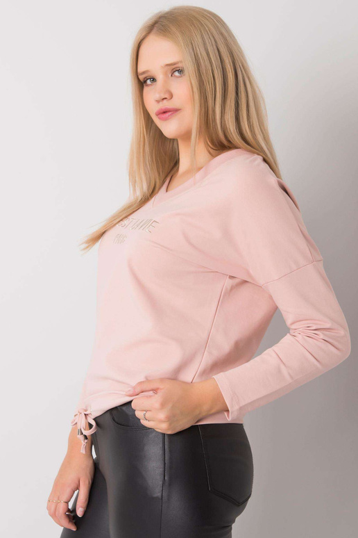 Špinavě růžová nadměrná halenka s...