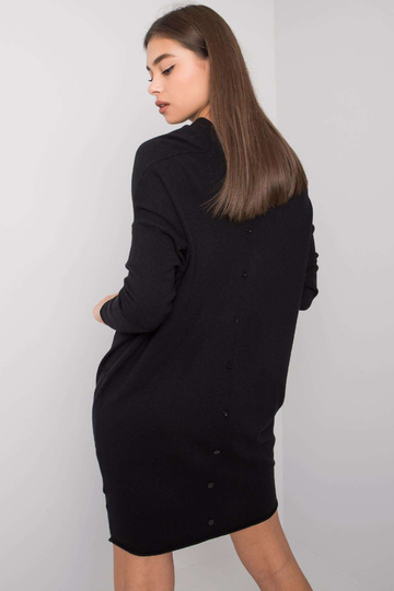 Černé pletené šaty Lisle...