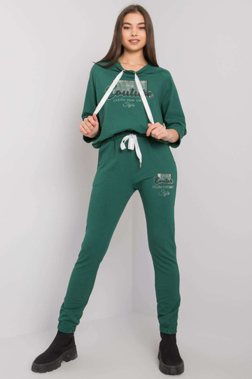 Tmavě zelená sada s... 2