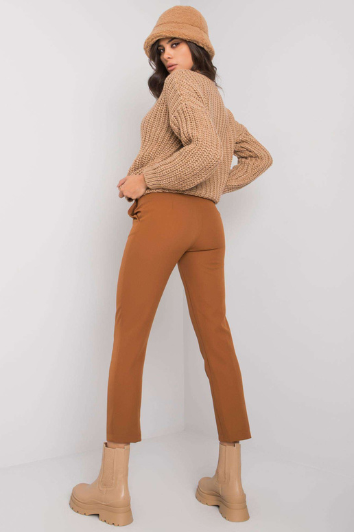 Světle hnědé elegantní kalhoty Beverley