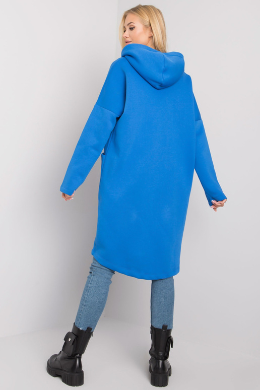 Tmavě modrá dlouhá mikina Elvina