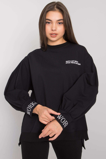 Černá mikina s kapucí Laylin