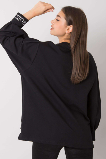 Černá mikina s kapucí Laylin 2