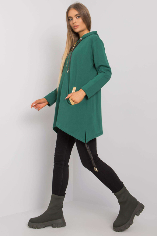 Tmavě zelená mikina Narissa