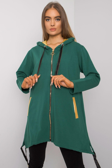 Tmavě zelená mikina Narissa 2